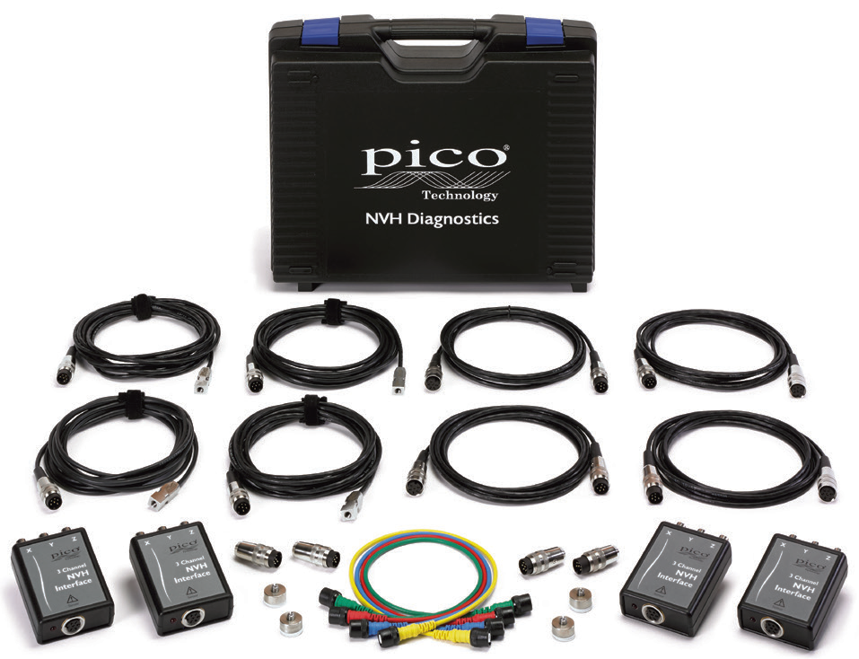 Pico NVH pažangus diagnostikos rinkinys lagamine (PQ120, PICO)