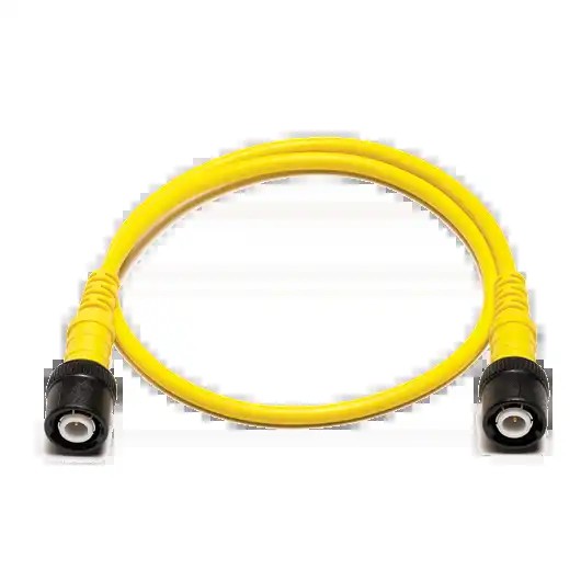 Izoliuotas BNC–BNC laidas, 0,5 m, geltonas (TA260, PICO)