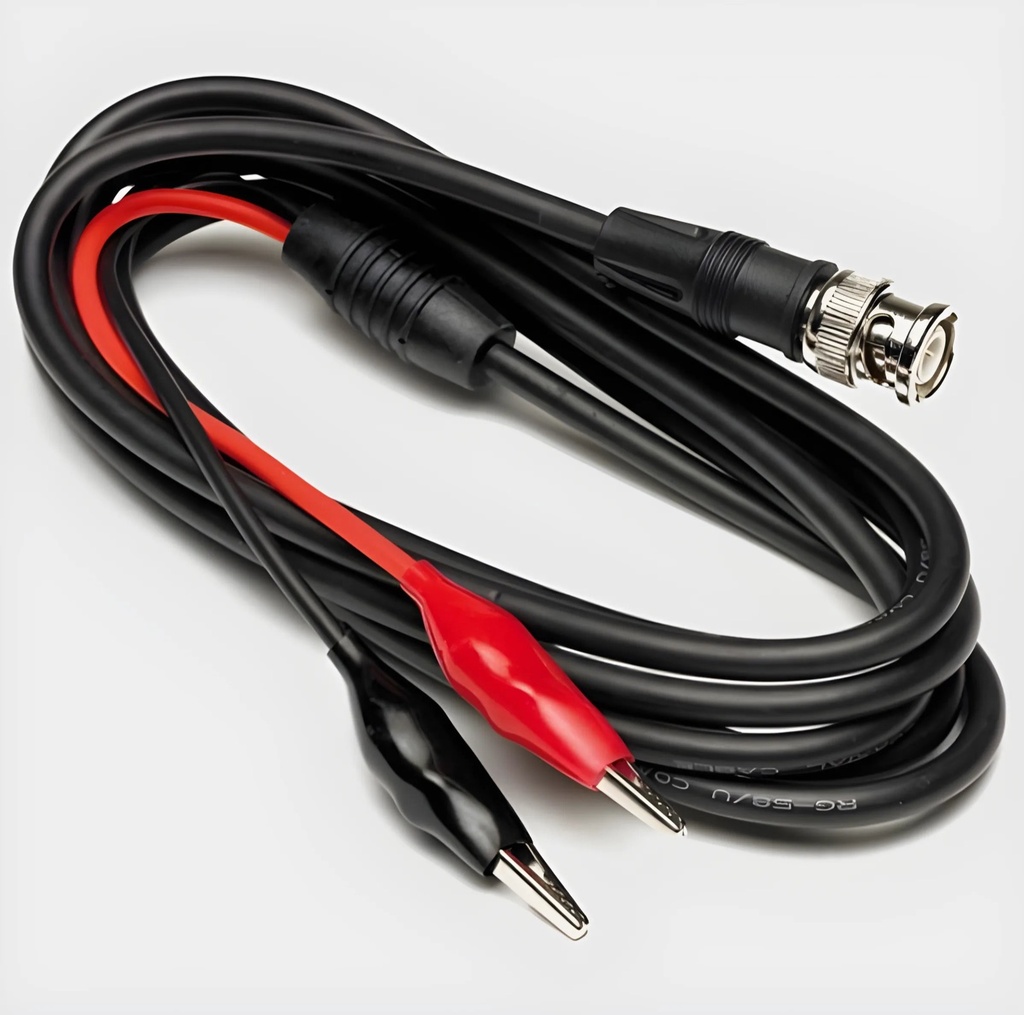 BNC lead with crocodile clips (MI031, PICO)