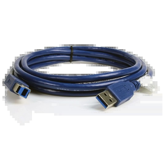 USB 3.1 Gen 1 laidas osciloskopui, 1,8 m, mėlynas (TA155, PICO)