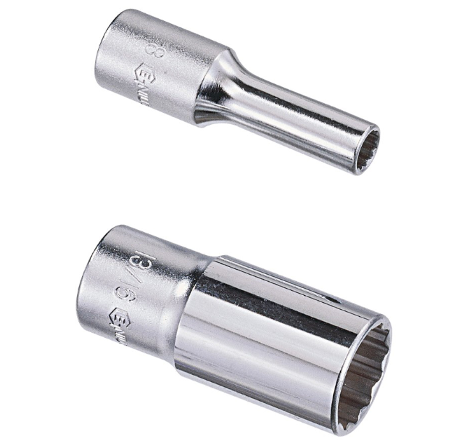 Deep socket 3/8" 12-point 17mm (336317, GENIUS)