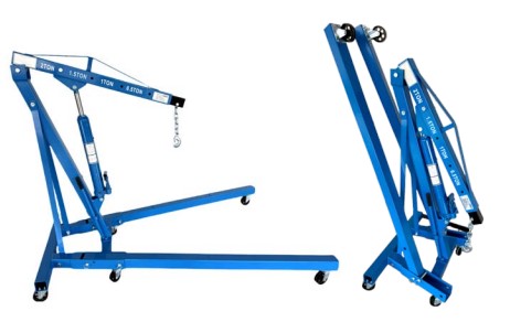 Workshop crane (engine hoist) 2 t, foldable (05.085.08J, SPIN)