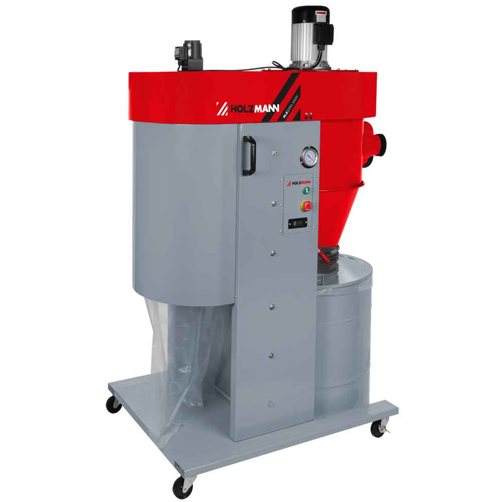 Ciklona tipa putekļu savācējs (RLE2200_400V, HOLZMANN)