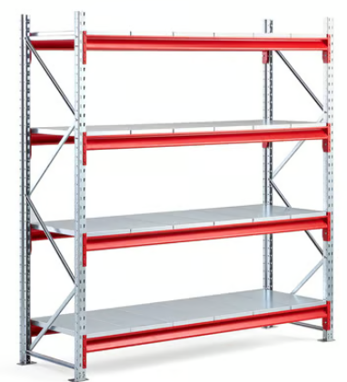 Noliktavas plaukts 2000x1900x600 mm, 4 metāla plaukti (213101)