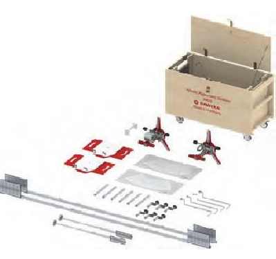 Sunkvežimių ratų suvedimo stendas Axis 500 laser Haweka (E3BAC7)