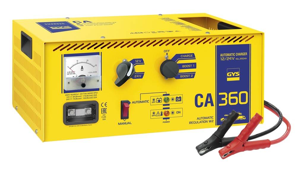 Battery charger CA 360, 12/24 V (023185, GYS)