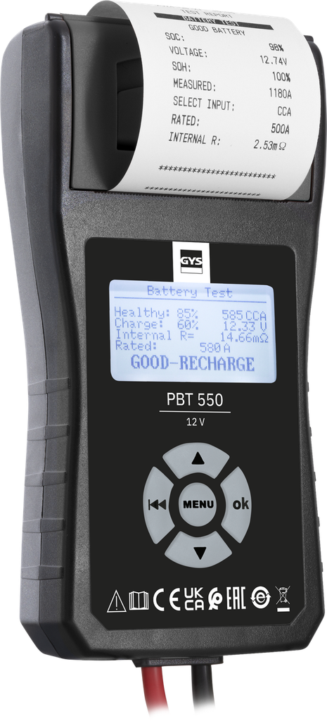Akumulatoru testeris GYS PBT 550 (START/STOP) (024199, GYS)