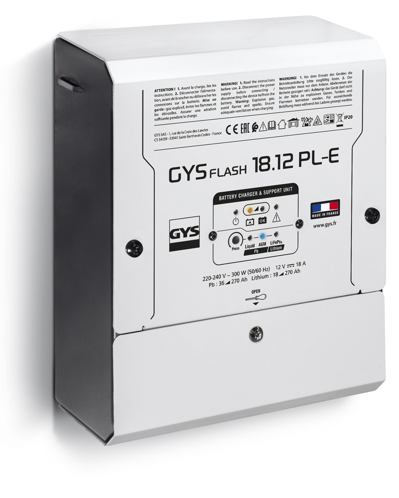 Battery charger GYSFLASH 18.12 PL-E (025806, GYS)