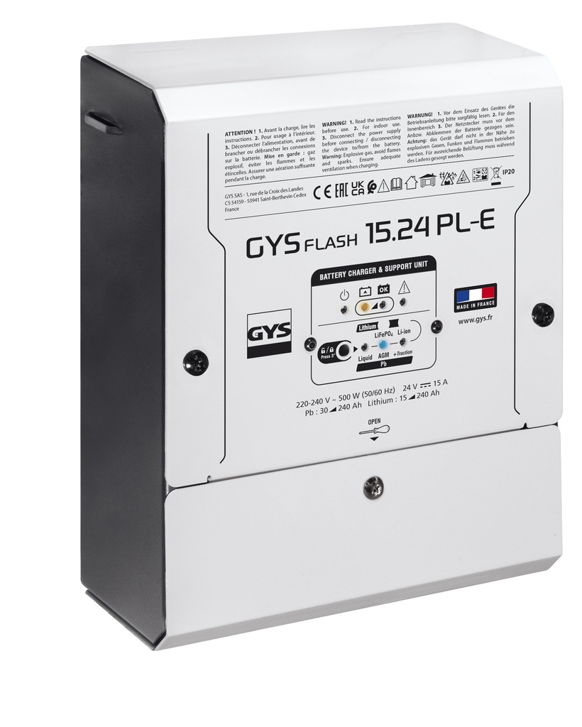 Battery charger GYSFLASH 15.24 PL-E (025943, GYS)