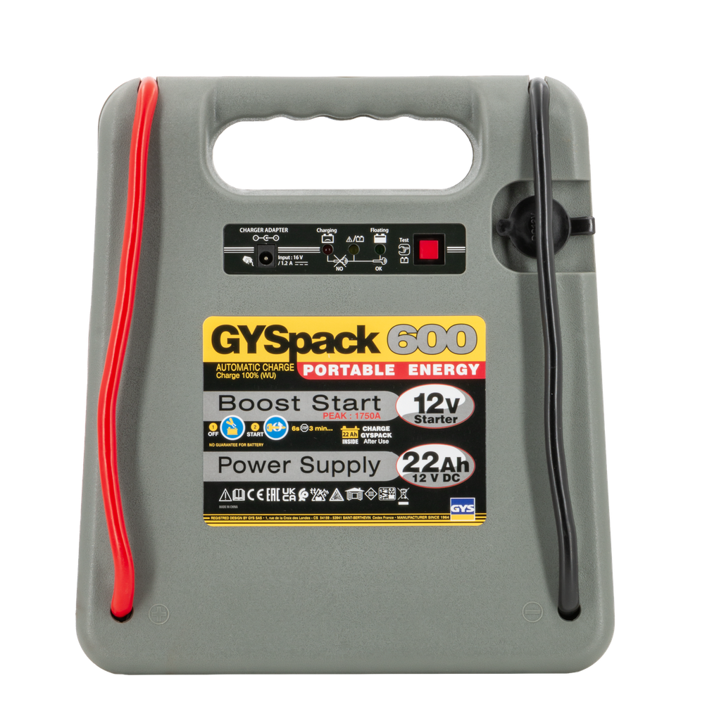 Palaišanas ierīce (booster) GYSPACK 600 - (UK) (027497, GYS)