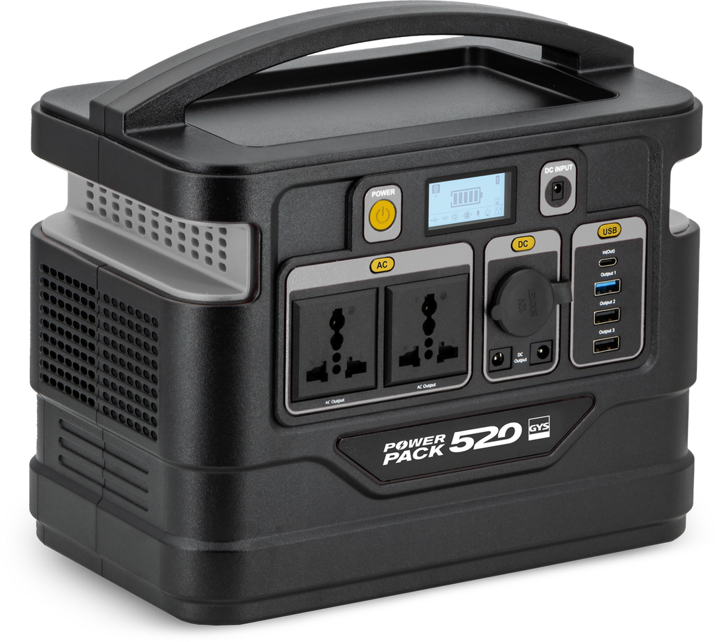 Pārnēsājama enerģijas stacija POWER PACK 520 (027961, GYS)