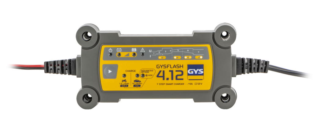 Akumulatoru lādētājs GYSFLASH 4.12 - (UK) (029521, GYS)