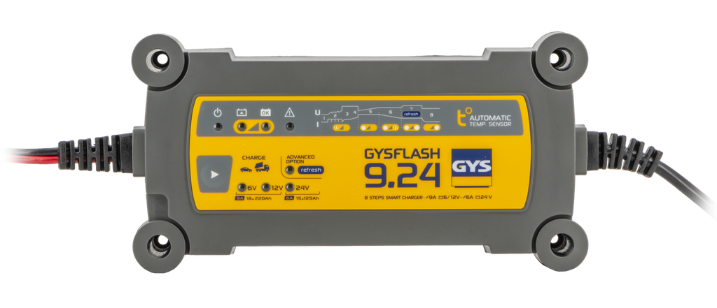 Akumulatoru lādētājs GYSFLASH 9.24 - (UK) (029651, GYS)