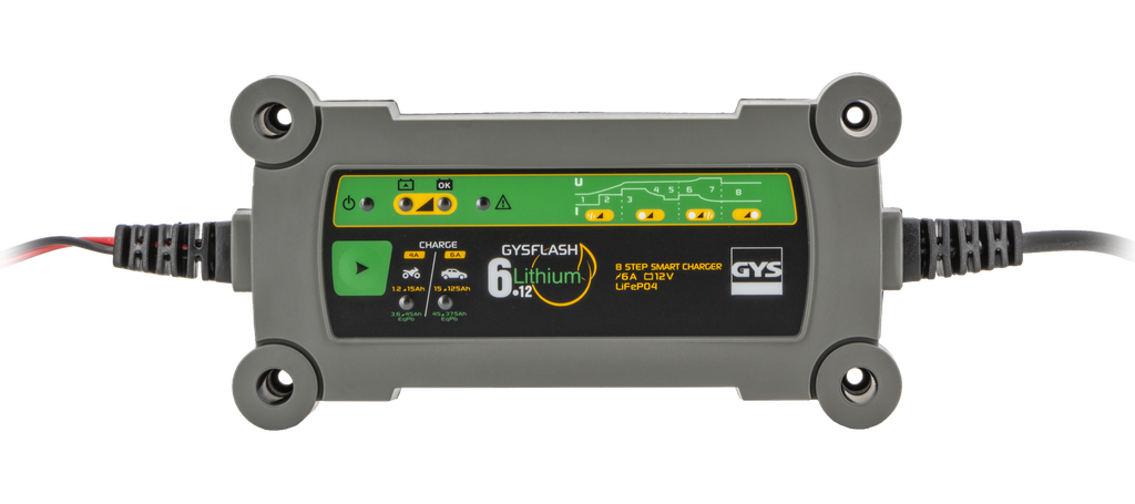 Akumulatoru lādētājs GYSFLASH LITHIUM 6A (029729, GYS)