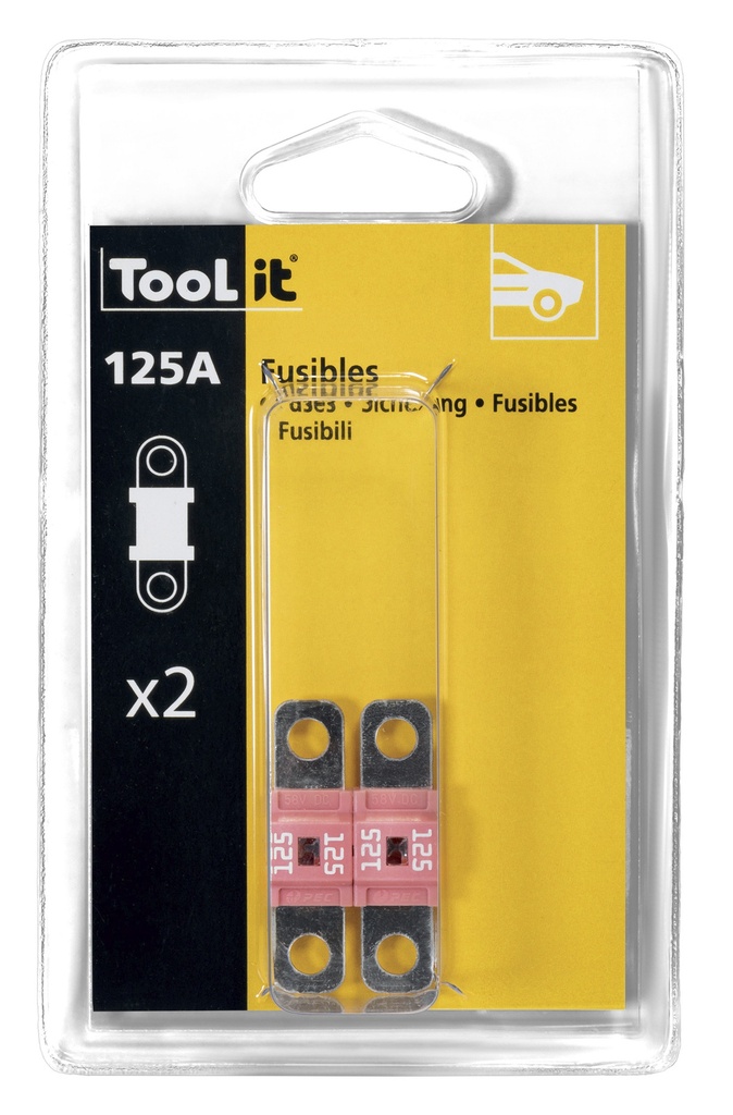 Fuse kit 2 x 125A (GYSFLASH 100-102) (054585, GYS)
