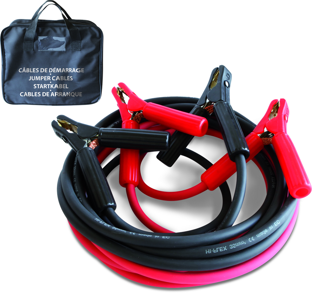 JUMP LEADS SUPER PRO 700A (BAG) - INSULATED CLAMPS - 35 mm² - 2 x 4.5 m (056541, GYS)