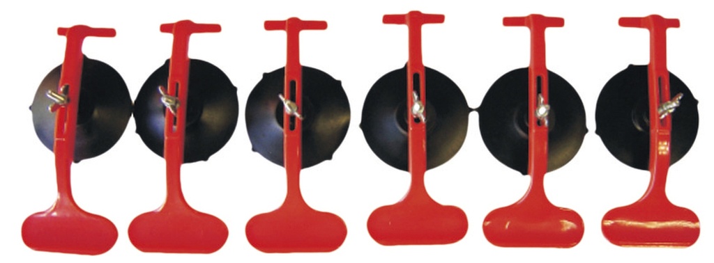 6 mini laikymo siurbtukų komplektas (Ø85 mm) (057609, GYS)