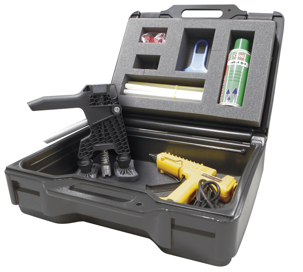 Līmes izvilcēja komplekts GLUE PULLER PRO ar šķīdinātāja aerosolu (058699, GYS)