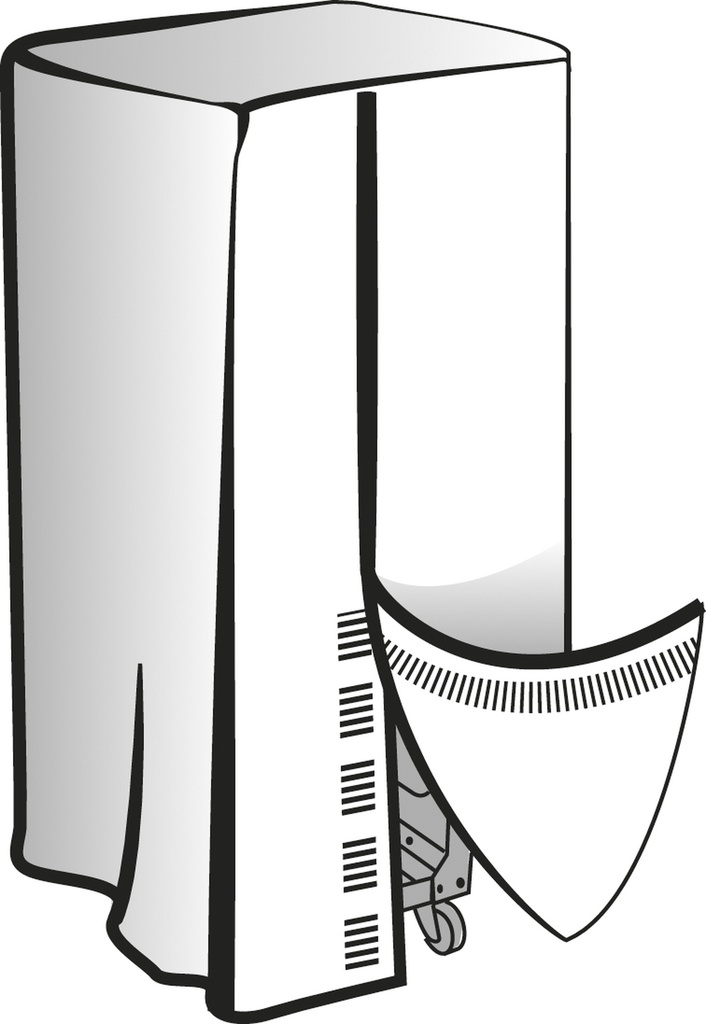 Aizsargpārsegs DENTSTATION ratiņiem (059870, GYS)