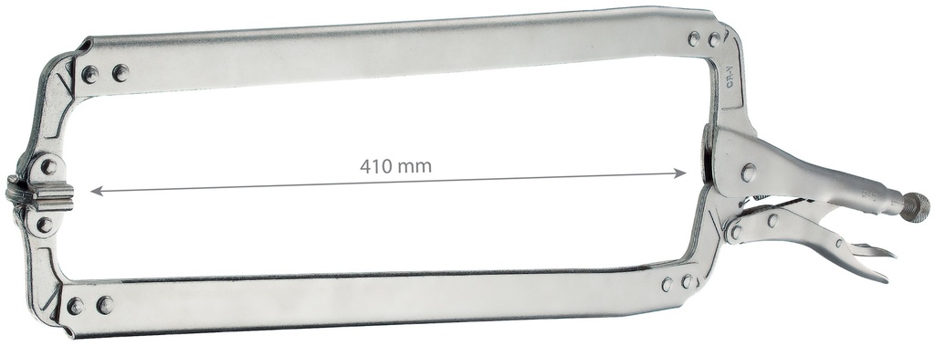 Skavas žokļi ar plakaniem galiem 610 mm, atvērums 410 mm (061347, GYS)