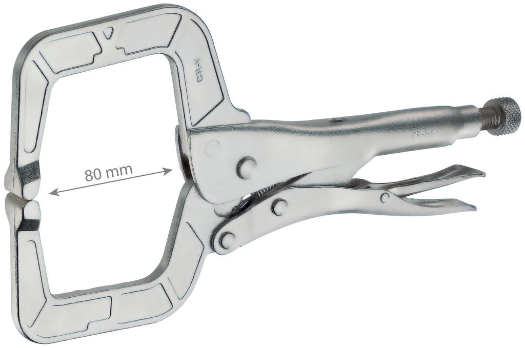 Clamping jaws narrow ends 280 mm, 6 pcs (061378, GYS)