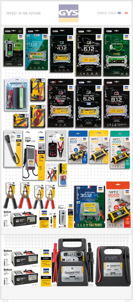 Point of Sale Display Stand with Chargers SB1 (without GYS display) (062412, GYS)