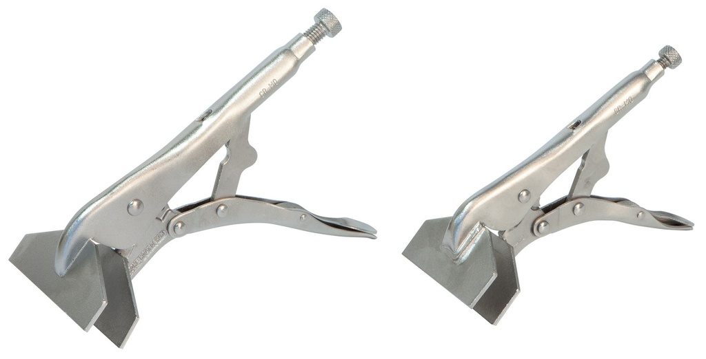 FLAT-NOSE LOCK-GRIP PLIERS (200 & 250mm) (062719, GYS)