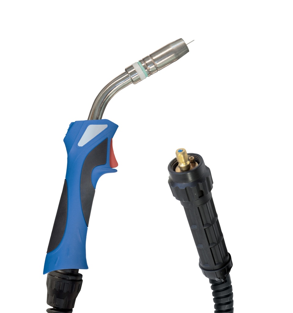 MIG TORCH 250A - AIR COOLED - 4 m - STEEL (Ø1.0 mm-M6) (063778, GYS)