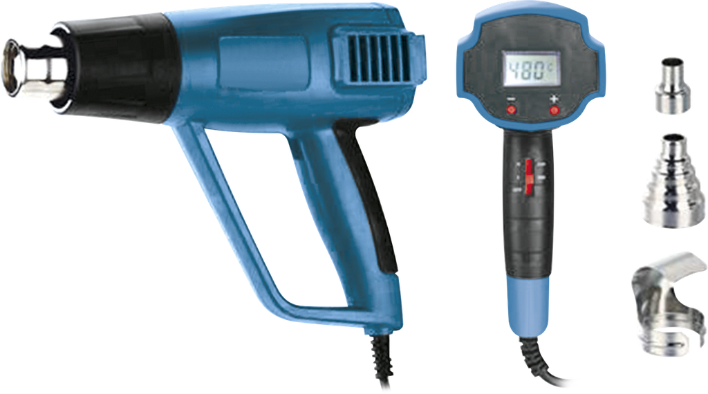 Tehniskais fēns (650°C) ar digitālo displeju (066311, GYS)