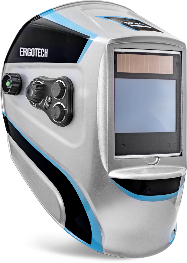 Welding helmet ERGOTECH+ 3/5-13 G SILVER TRUE COLOR (068650, GYS)