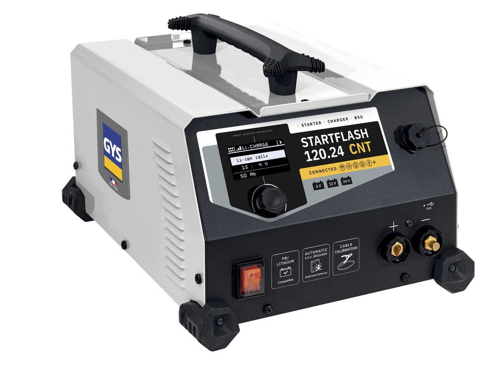 Battery charger-starter STARTFLASH 120.24 CNT (073616, GYS)