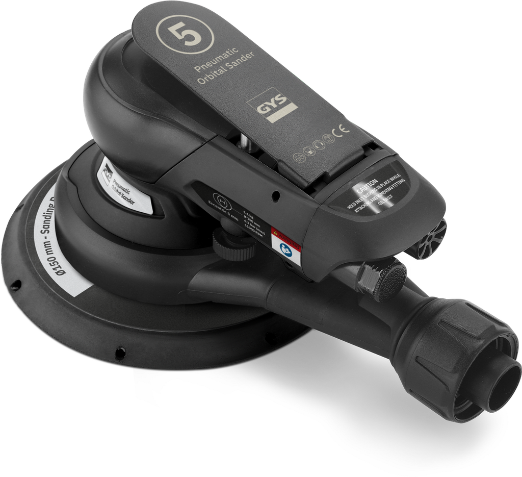 PNEUMATIC ORBITAL SANDER (Ø150 mm / Exc: 5 mm) (087897, GYS)