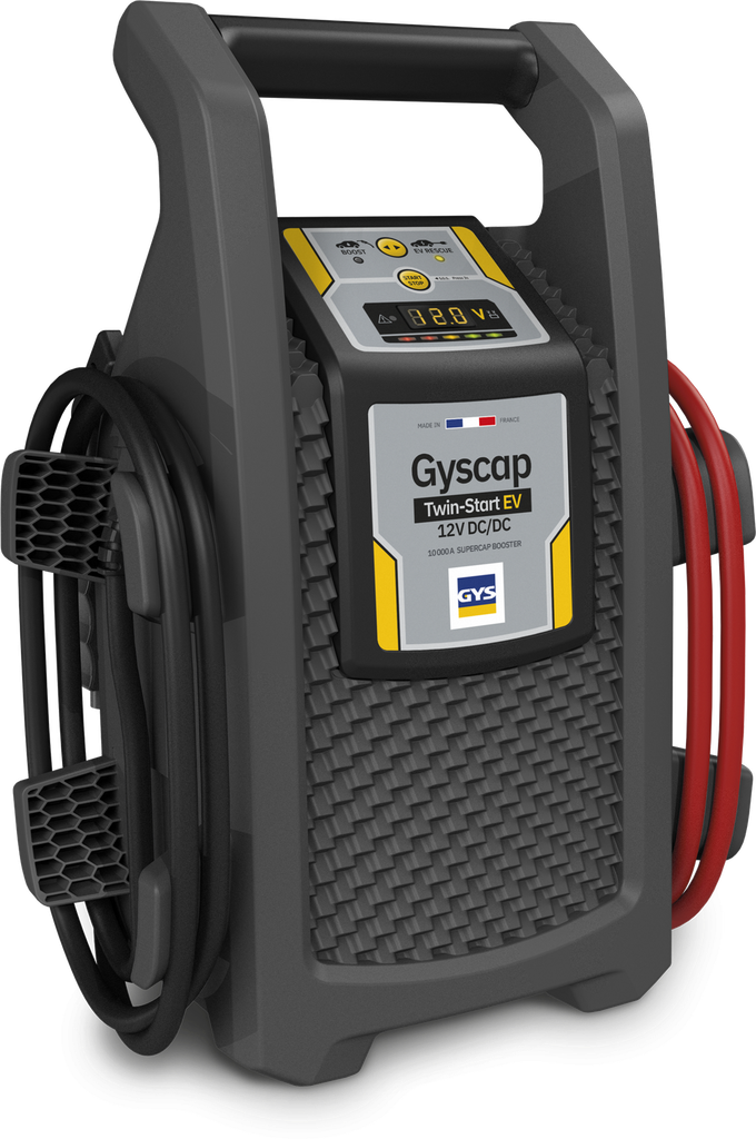 GYSCAP TWIN-START batteryless booster (EV, 12V) DC/DC (089990, GYS)