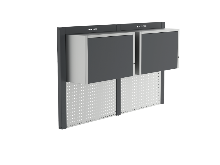 MONO vertical panel with double wall cabinet H1145, 2000 mm, Filcar (ELA-200-WF004, FILCAR)