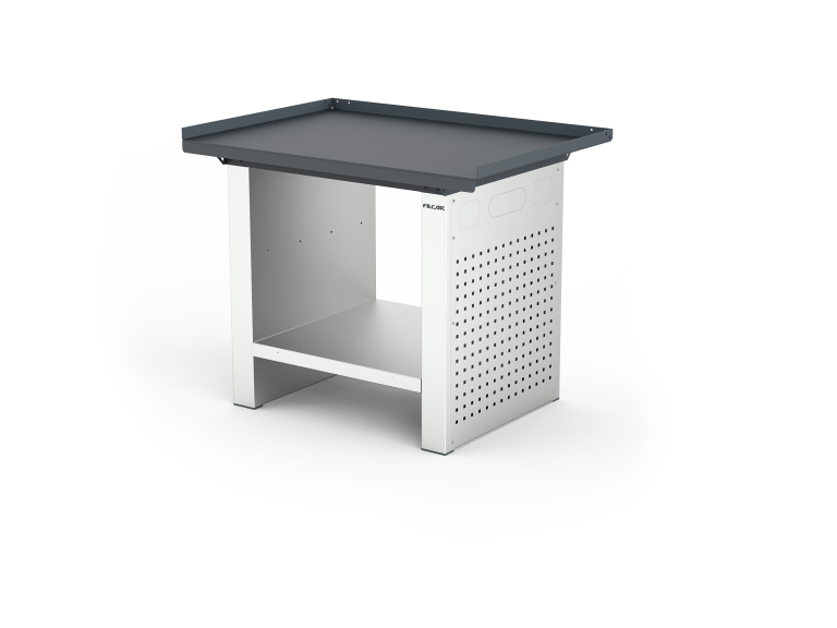 MONO workbench, fixed height, closed sides, anti-fall top, shelf 600 mm, 1000 mm, Filcar (ELFC-100-A1G, FILCAR)
