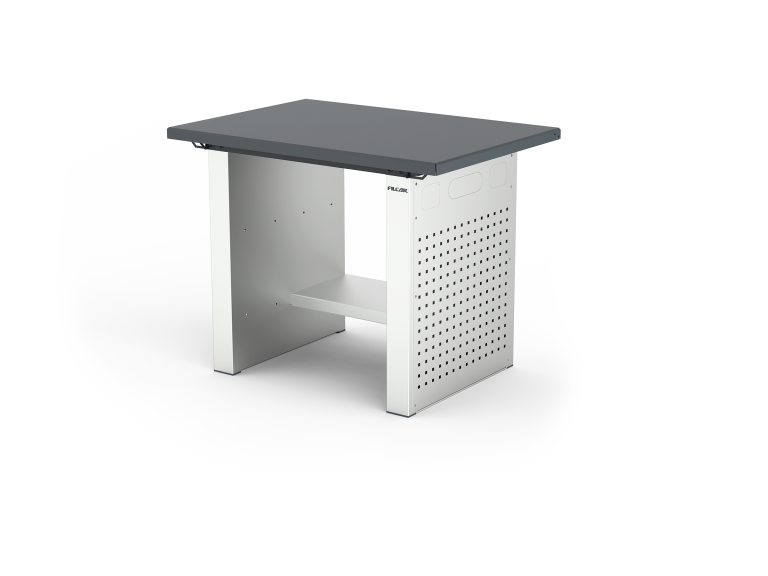 MONO workbench, fixed height, closed sides, flat top, shelf 300 mm, 1000 mm, Filcar (ELFC-100-A2M, FILCAR)