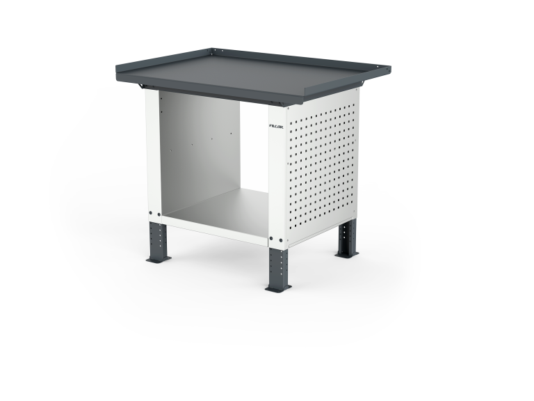 MONO workbench, adjustable height, closed sides, anti-fall top, shelf 600 mm, 1000 mm, Filcar (ELRC-100-A1G, FILCAR)