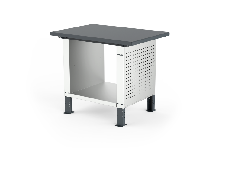 Darbastalis MONO, reg. aukščio, uždari šonai, lygus stalviršis, lentyna 600 mm, 1000 mm, Filcar (ELRC-100-A2G, FILCAR)