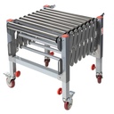 Elastīgs rullīšu galds 9 rullīši / 130 kg (RB9A, HOLZMANN)