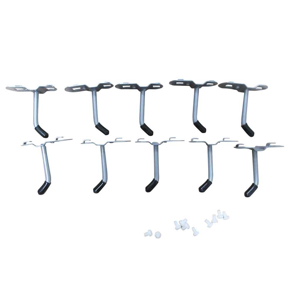 Single oblique hook (10pcs) (WESS13HOOK, HOLZMANN)