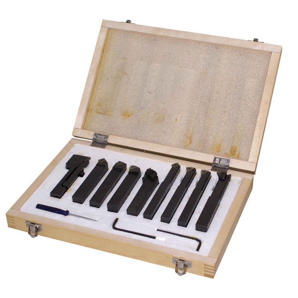 Tekinimo įrankiai 9 vnt./10mm (9TLG10, HOLZMANN)