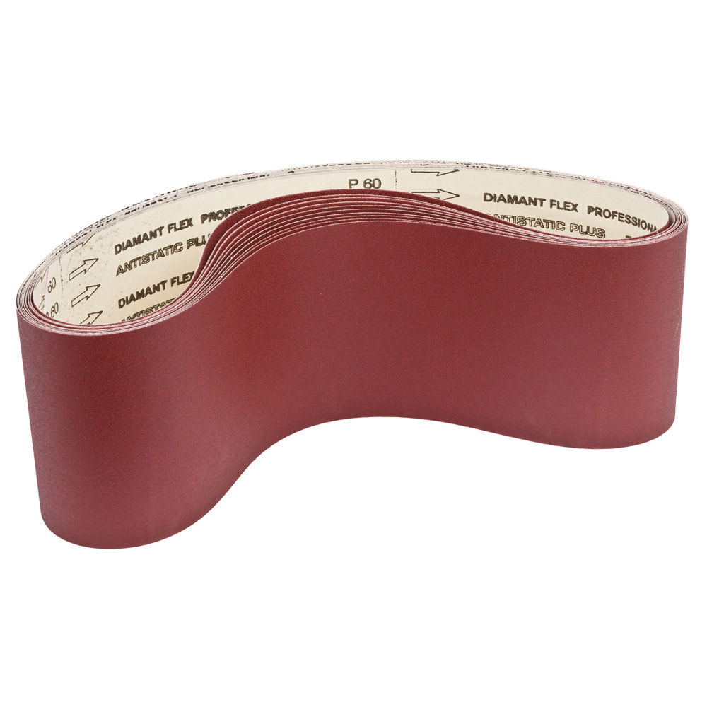 Šlifavimo juostų rinkinys 1xK60 3xK80 3xK100 3xK120 (SBM752SET, HOLZMANN)