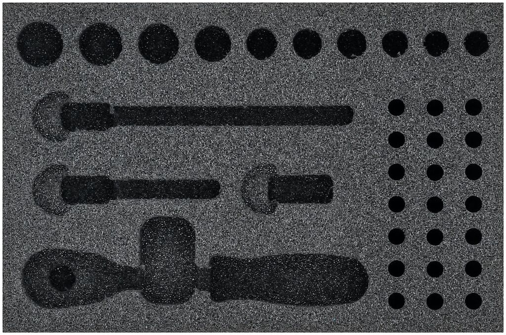 Two-component foam tool insert 170×110×30 mm (163-253L, HAZET)