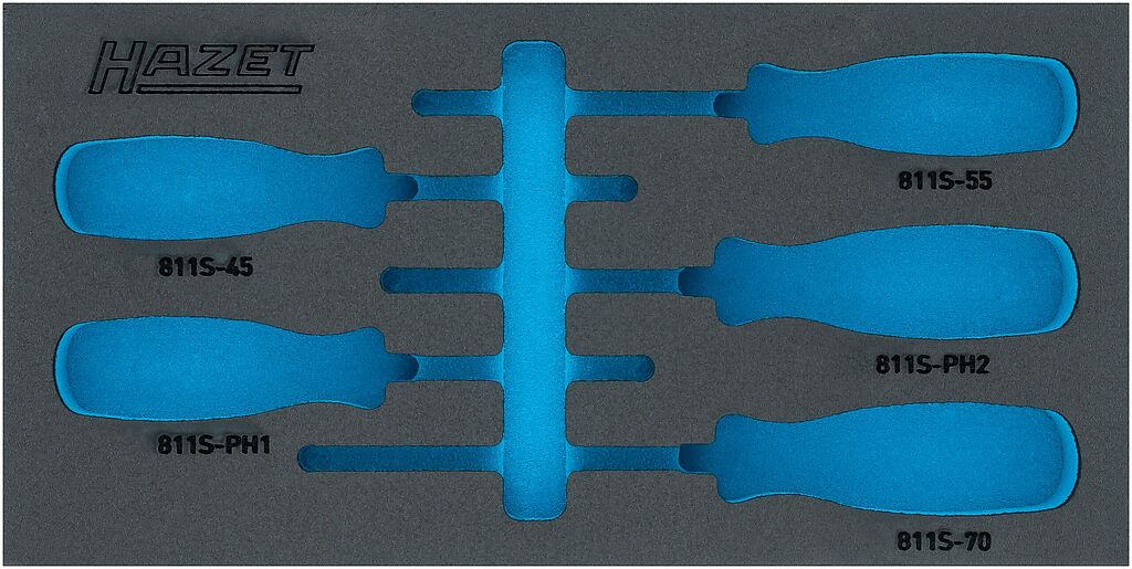 Two-component foam tool insert 342×171×35 mm (163-264LN, HAZET)