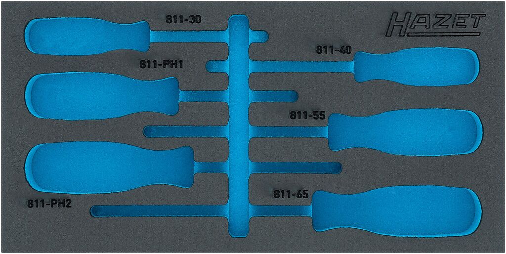 Two-component foam tool insert 342×172×35 mm (163-265LN, HAZET)