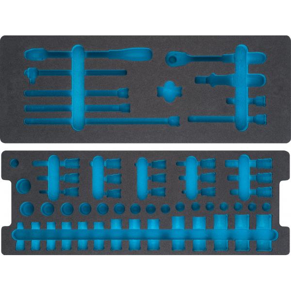 Two-component foam tool insert 570×213×75 mm (163-401L, HAZET)