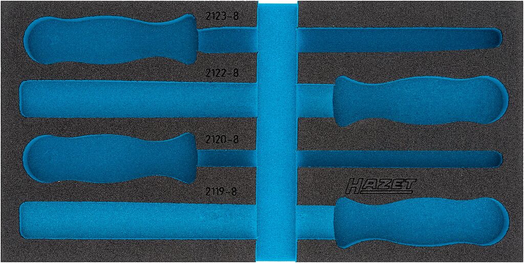 Dvikomponentis putų įdėklas įrankiams 342×177×38 mm (163-426L, HAZET)