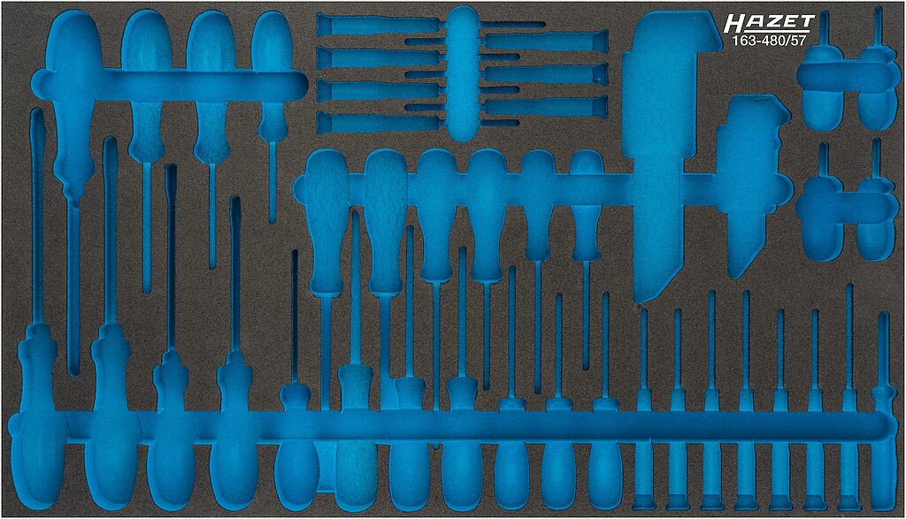 Two-component foam tool insert 701×410×4 mm (163-480L, HAZET)