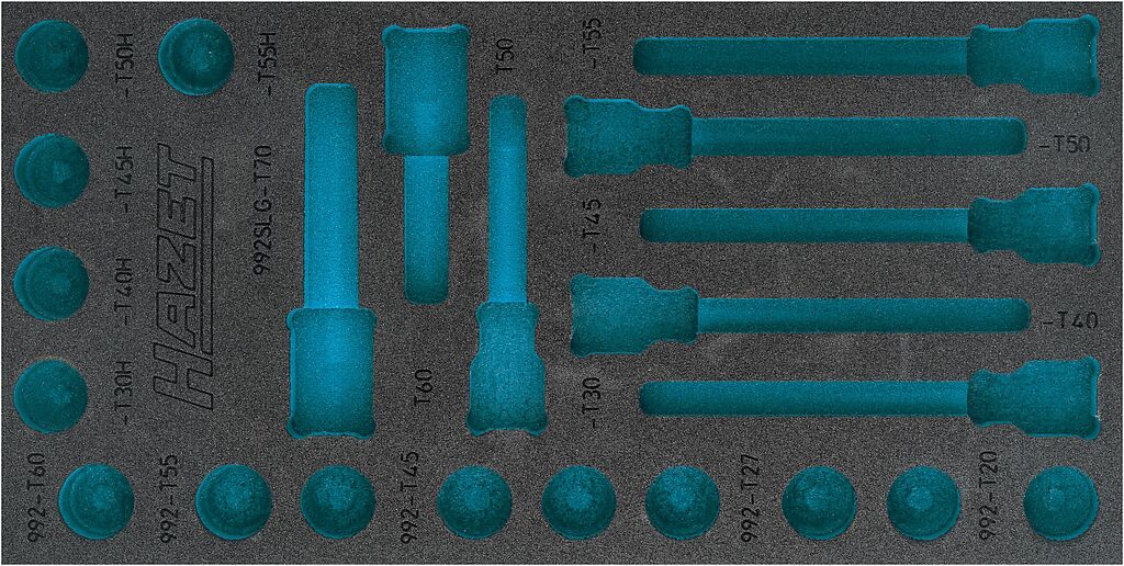 Two-component foam tool insert 345×177×38 mm (163-492L, HAZET)