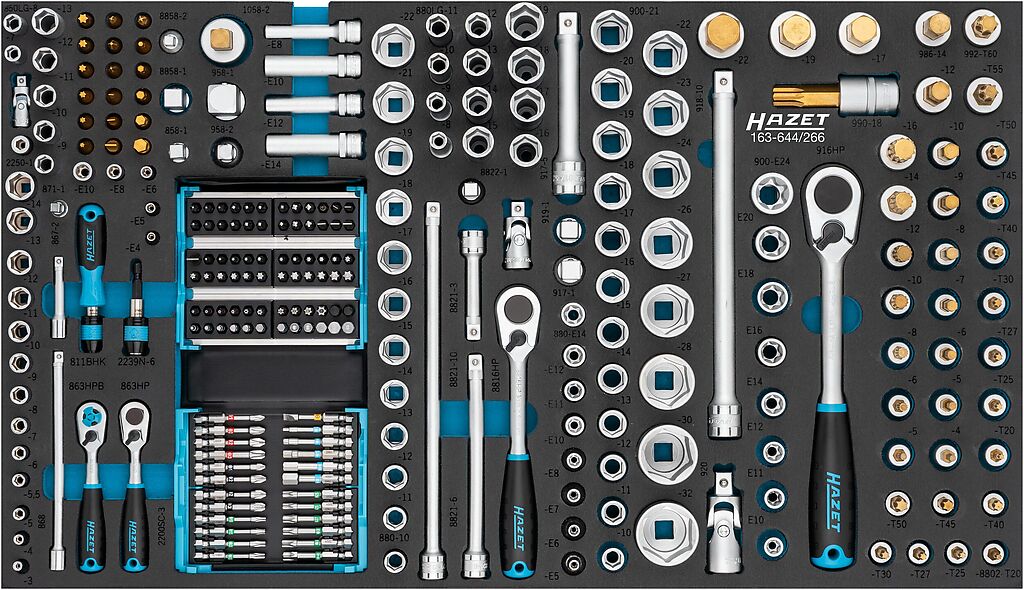 Tool set (163-644/266, HAZET)